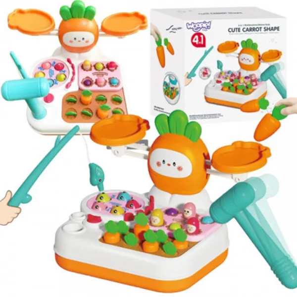 Развивающий набор Bibiin Cute Carrot Shape 688-80 1.5+ / Разноцветный photo 8