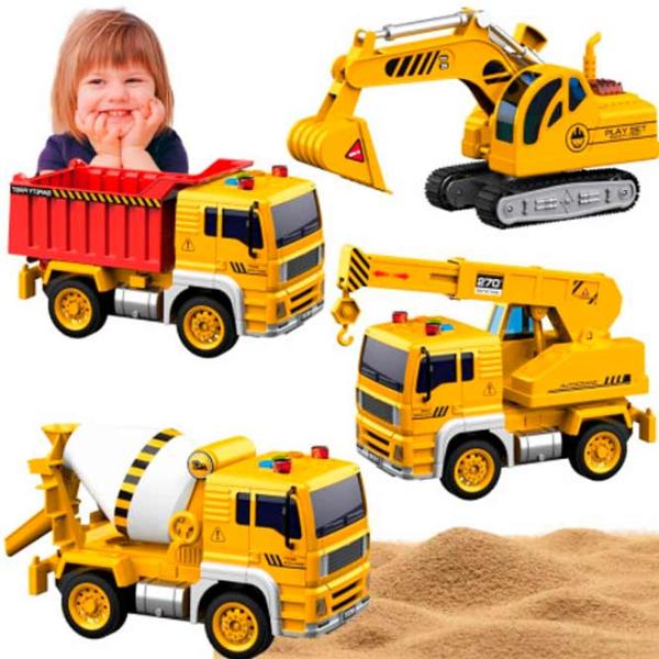 Set de mașini Optmarket Wenyi Builder 201997219  / / Black Yellow photo 5