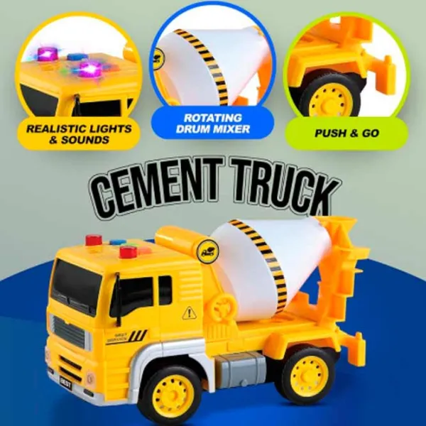 Set de mașini Optmarket Wenyi Builder 201997219  / / Black Yellow photo 6