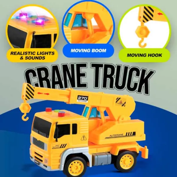 Set de mașini Optmarket Wenyi Builder 201997219  / / Black Yellow photo 7