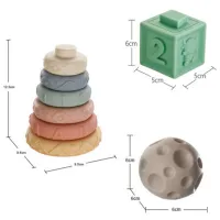 Joc educativ Huanger Soft Rubber 202142746 0.6+ / Multicolor photo 3
