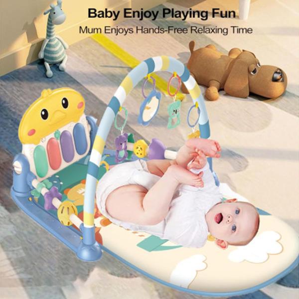 Covoraş pentru joc Bibiin Gym Play (698-93) 0+/ Transformer/ Multicolor photo 5