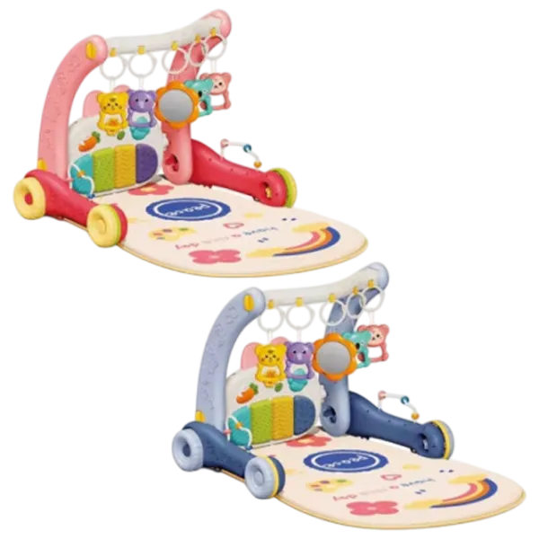 Centru de activitati Bibiin Piano Rack & Walker (6051) 1+/ Transformer/ Multicolor photo 1