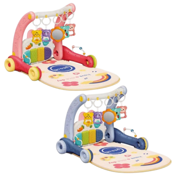 Centru de activitati Bibiin Piano Rack & Walker (6051) 1+/ Transformer/ Multicolor photo 1