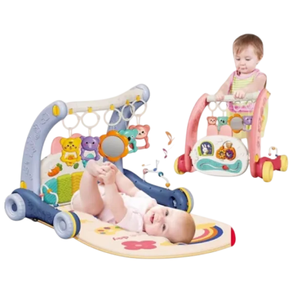 Centru de activitati Bibiin Piano Rack & Walker (6051) 1+/ Transformer/ Multicolor photo 3