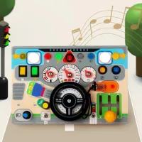 Jucărie interactivă Optmarket Steering Wheel 202109012 1+ / Multicolor photo 3