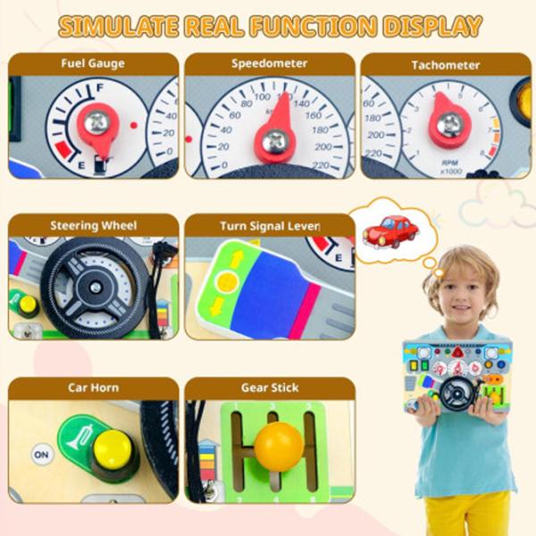 Интерактивная игрушка Optmarket Steering Wheel 202109012 1+ / Разноцветный photo 5
