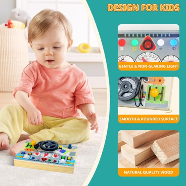 Интерактивная игрушка Optmarket Steering Wheel 202109012 1+ / Разноцветный photo 6