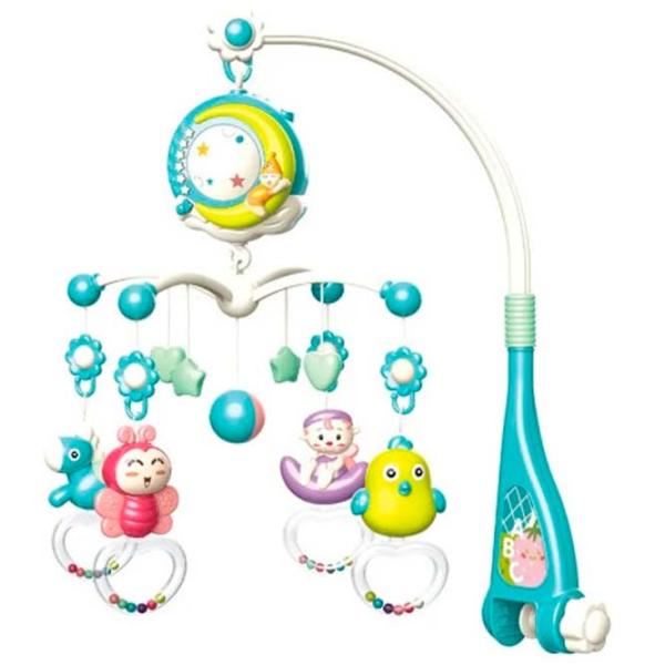 Carusel muzical Bibiin Toys 648A-55 Blue / Plastic photo 1