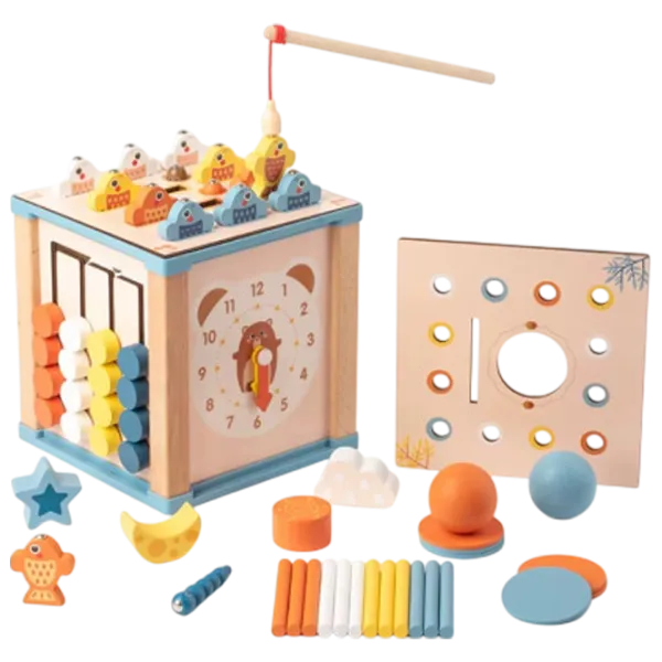 Joc educativ Optmarket 9 in 1 Cube 202108879 1+ / Multicolor photo 1