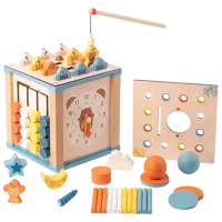 Joc educativ Optmarket 9 in 1 Cube 202108879 1+ / Multicolor