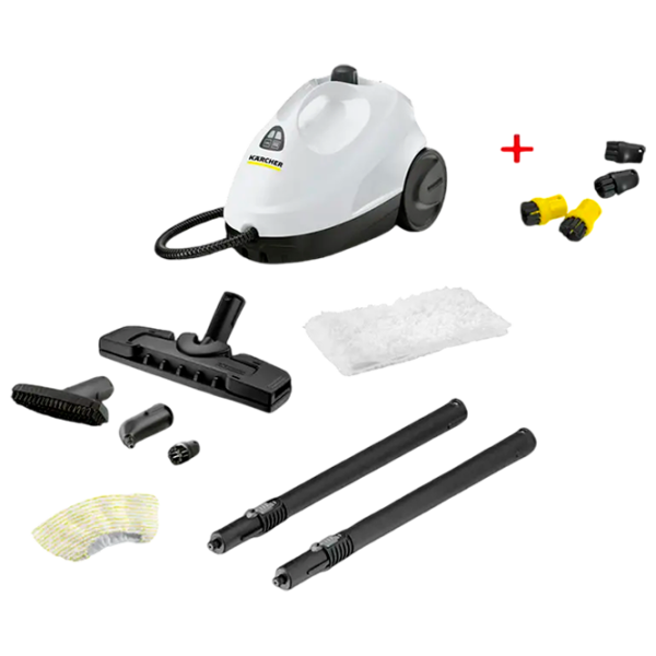 Curățitor cu aburi KARCHER KST2 1.512-601.0 + 2.863-264.0  / 1500 W / White photo 1