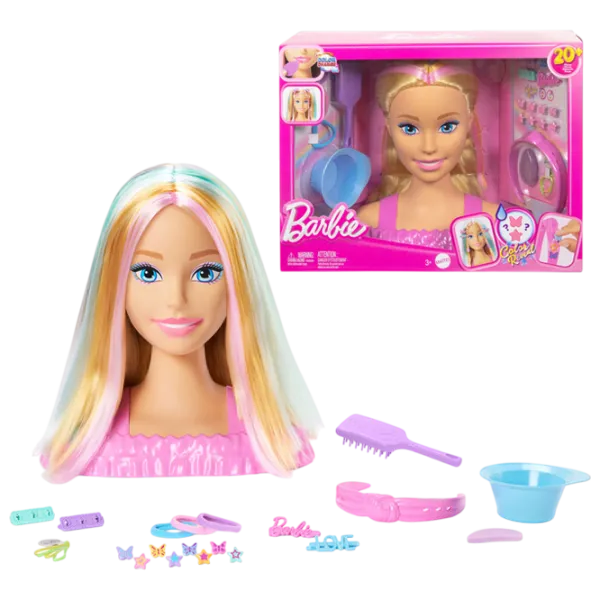 Păpușă Mattel Blonde Hair JFG81 bust păpușă / 3+ photo 1