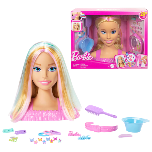 Păpușă Mattel Blonde Hair JFG81 bust păpușă / 3+ photo 1