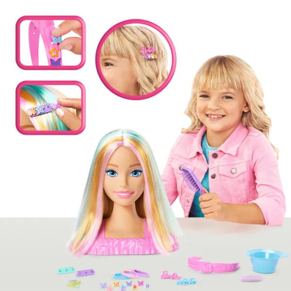 Păpușă Mattel Blonde Hair JFG81 bust păpușă / 3+ photo 6