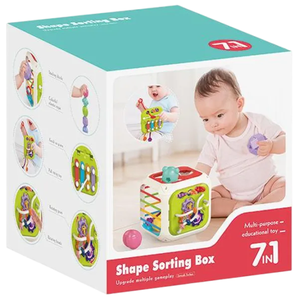 Развивающий набор Bibiin Shape Sorting Box 688-87 1+ / Разноцветный photo 2