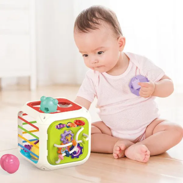 Развивающий набор Bibiin Shape Sorting Box 688-87 1+ / Разноцветный photo 3