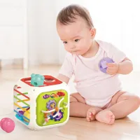 Joc educativ Bibiin Shape Sorting Box 688-87 1+ / Multicolor photo 3