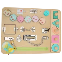 Joc educativ Lesko Busy Board 202109007 0+ / Beige