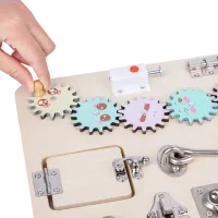 Joc educativ Lesko Busy Board 202109007 0+ / Beige photo 3
