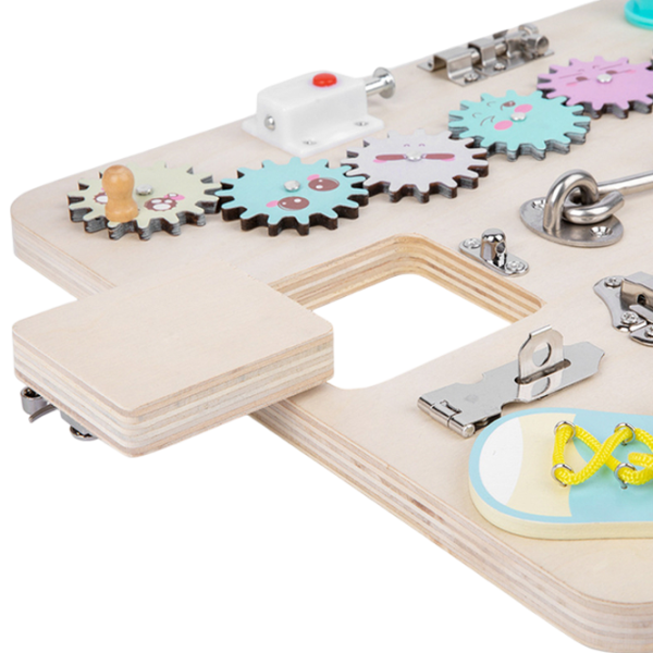 Joc educativ Lesko Busy Board 202109007 0+ / Beige photo 4