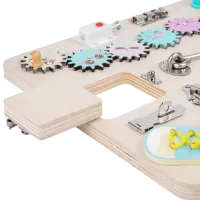 Joc educativ Lesko Busy Board 202109007 0+ / Beige photo 4
