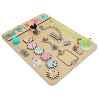 Joc educativ Lesko Busy Board 202109007 0+ / Beige photo 5