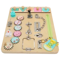 Joc educativ Lesko Busy Board 202109007 0+ / Beige photo 7