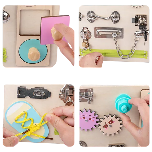 Joc educativ Lesko Busy Board 202109007 0+ / Beige photo 8