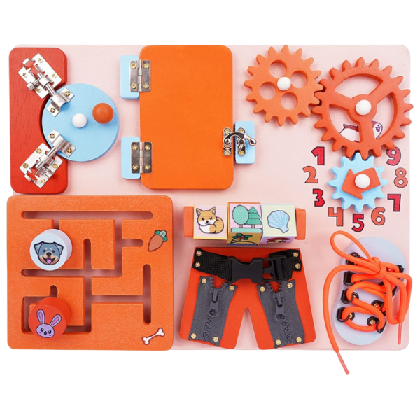 Joc educativ Montessori Activity Board 201236604 3+ / Orange photo 1