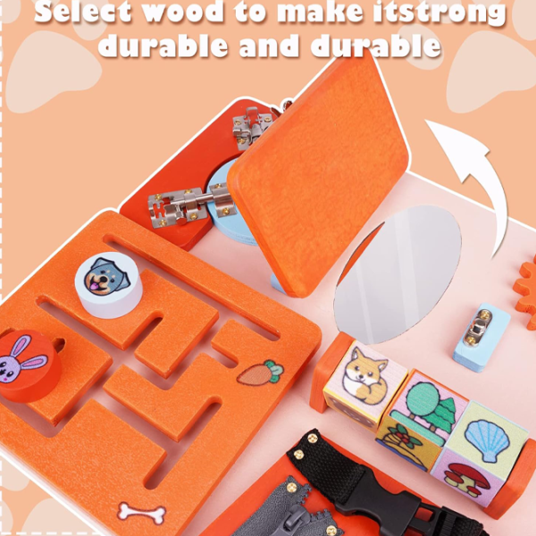 Joc educativ Montessori Activity Board 201236604 3+ / Orange photo 2