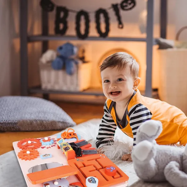 Joc educativ Montessori Activity Board 201236604 3+ / Orange photo 5