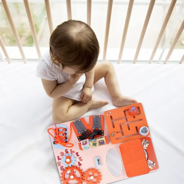 Joc educativ Montessori Activity Board 201236604 3+ / Orange photo 6