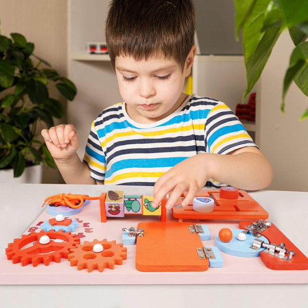 Joc educativ Montessori Activity Board 201236604 3+ / Orange photo 7