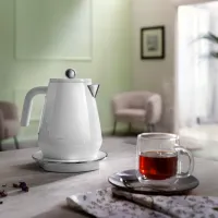 Ceainic electric DeLonghi KBY 2011 1.7l / Ascuns / White photo 6