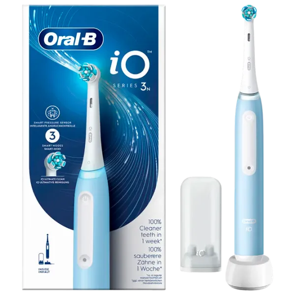 Periuță de dinți electrică Braun iO3N Pulsatila / Blue photo 6
