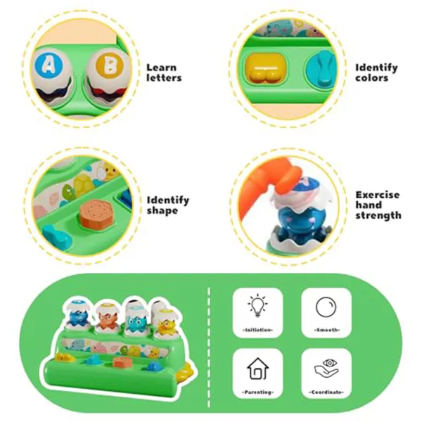 Joc educativ Bibiin Dinosaur 6205 1+ / Green photo 3