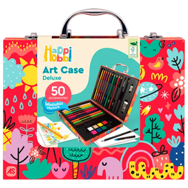 Креативный набор HappiHobbi Art Case My world 1038-82060 3+ / Разноцветный Красный photo 1