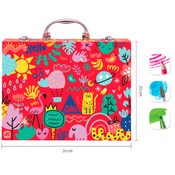 Креативный набор HappiHobbi Art Case My world 1038-82060 3+ / Разноцветный Красный photo 6