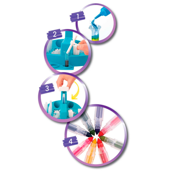 Креативный набор HappiHobbi Markers Workshop 1038-22006 5+ / Разноцветный Синий photo 4