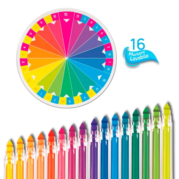 Креативный набор HappiHobbi Markers Workshop 1038-22006 5+ / Разноцветный Синий photo 5