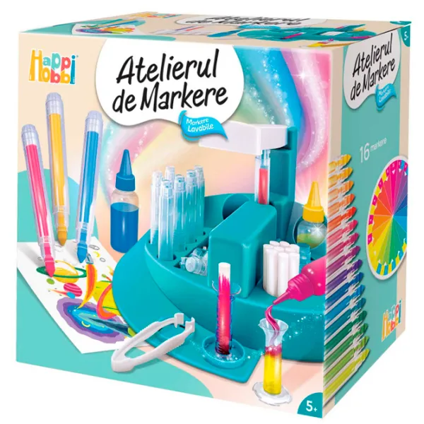Креативный набор HappiHobbi Markers Workshop 1038-22006 5+ / Разноцветный Синий photo 8
