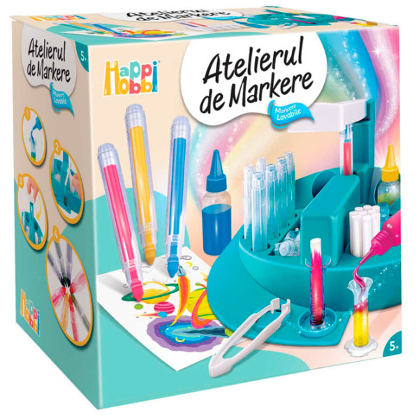 Креативный набор HappiHobbi Markers Workshop 1038-22006 5+ / Разноцветный Синий photo 9