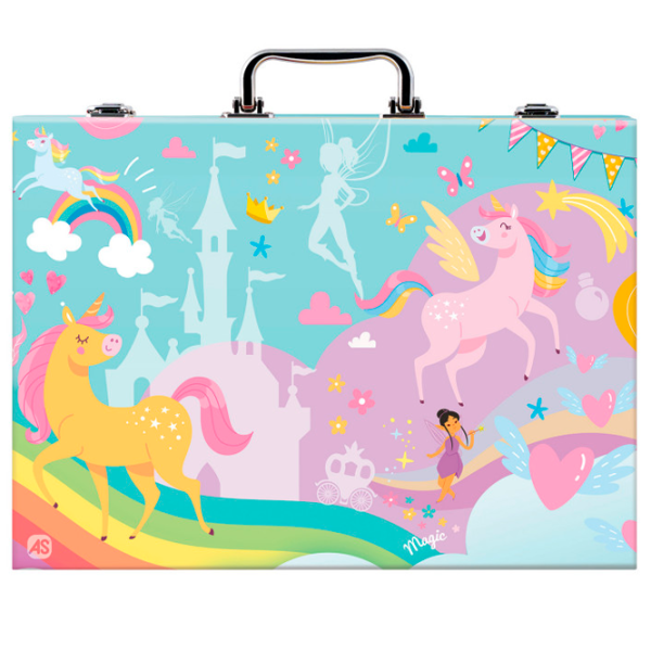 Креативный набор HappiHobbi Art Case Unicorn 1038-82058 3+ / Разноцветный Зеленый photo 2