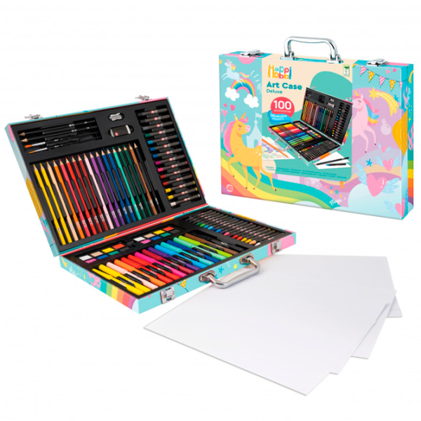 Креативный набор HappiHobbi Art Case Unicorn 1038-82058 3+ / Разноцветный Зеленый photo 5