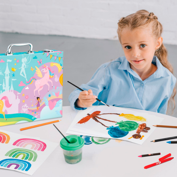 Креативный набор HappiHobbi Art Case Unicorn 1038-82058 3+ / Разноцветный Зеленый photo 7