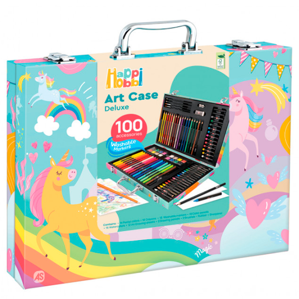 Креативный набор HappiHobbi Art Case Unicorn 1038-82058 3+ / Разноцветный Зеленый photo 9