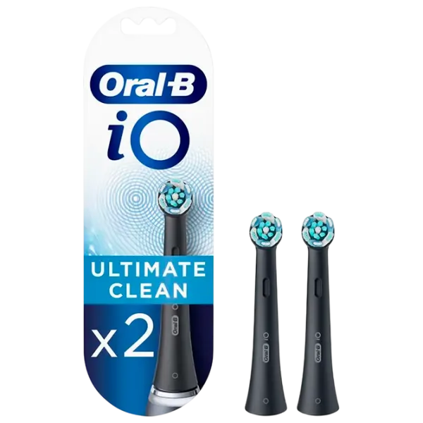 Rezervă pentru periuțe de dinți Braun iO Ultimate Clean Pentru maturi / Black photo 1
