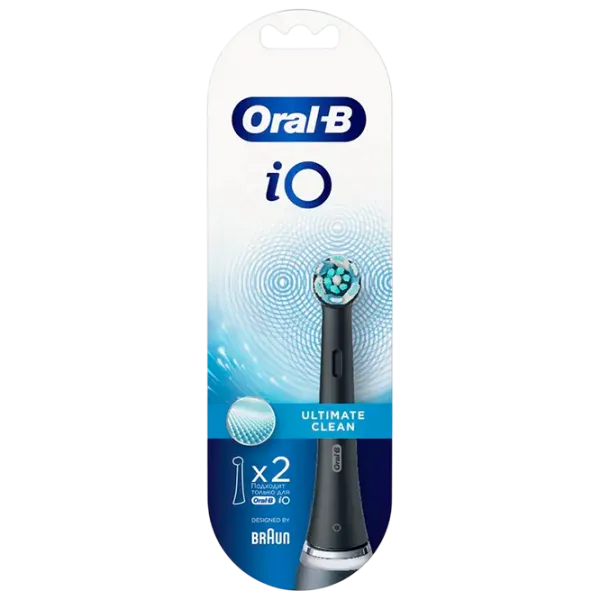 Rezervă pentru periuțe de dinți Braun iO Ultimate Clean Pentru maturi / Black photo 2