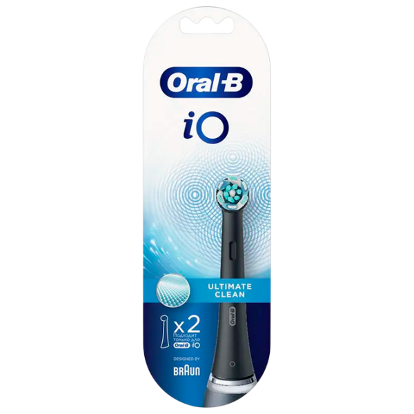 Rezervă pentru periuțe de dinți Braun iO Ultimate Clean Pentru maturi / Black photo 2